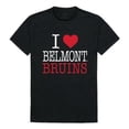 thumbnail image 1 of W Republic Products 551-265-BLK-02 Belmont University I Love T-Shirt, Black - Medium, 1 of 2
