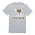 thumbnail image 1 of W Republic Products 551-272-HGY-02 Bryant University I Love T-Shirt, Heather Grey - Medium, 1 of 2