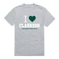 thumbnail image 1 of W Republic Products 551-281-HGY-02 Clarkson University I Love T-Shirt, Heather Grey - Medium, 1 of 2