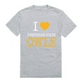 thumbnail image 1 of W Republic Products 551-320-HGY-04 Kennesaw State University I Love T-Shirt, Heather Grey - Extra Large, 1 of 2