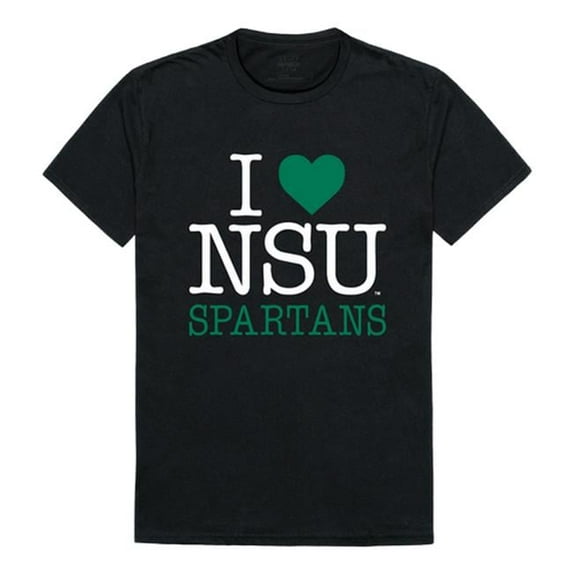 W Republic Products 551-350-BLK-01 Norfolk State University I Love T-Shirt, Black - Small