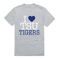 thumbnail image 1 of W Republic Products 551-390-HGY-03 Tennessee State University I Love T-Shirt, Heather Grey - Large, 1 of 2