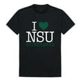thumbnail image 1 of W Republic Products 551-426-BLK-02 Northeastern State University I Love T-Shirt, Black - Medium, 1 of 2