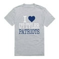 thumbnail image 1 of W Republic Products 551-436-HGY-03 University of Texas at Tyler I Love T-Shirt, Heather Grey - Large, 1 of 2