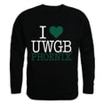thumbnail image 1 of W Republic Products 552-397-BLK-04 University of Wisconsin-Green Bay I Love Crewneck T-Shirt, Black - Extra Large, 1 of 1