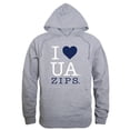 thumbnail image 1 of W Republic Products 553-100-HGY-01 University of Akron I Love Hoodie, Heather Grey - Small, 1 of 1