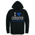 thumbnail image 1 of W Republic Products 553-118-BLK-02 Creighton University I Love Hoodie, Black - Medium, 1 of 1