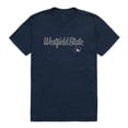 thumbnail image 1 of W Republic Products 554-407-NVY-04 Westfield State University Script T-Shirt, Navy - Extra Large, 1 of 1
