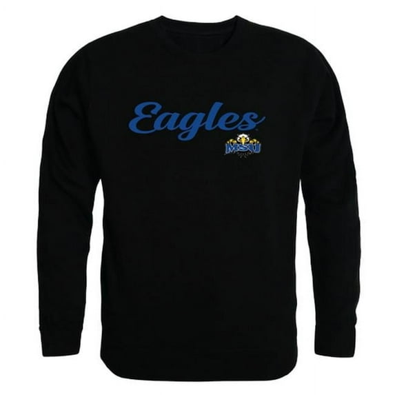 W Republic Products 556-134-BLK-02 Morehead State University Script Crewneck T-Shirt, Black - Medium