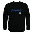 thumbnail image 1 of W Republic Products 556-147-BLK-02 Seton Hall University Script Crewneck T-Shirt, Black - Medium, 1 of 1
