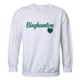 thumbnail image 1 of W Republic Products 556-267-WHT-03 Binghamton University Script Crewneck T-Shirt, White - Large, 1 of 1