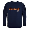 thumbnail image 1 of W Republic Products 556-273-NVY-01 Bucknell University Script Crewneck T-Shirt, Navy - Small, 1 of 1