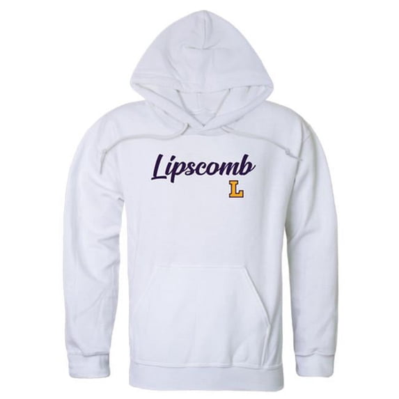 W Republic Products 558-328-WHT-04 Lipscomb University Script Hoodie, White - Extra Large