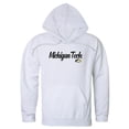 thumbnail image 1 of W Republic Products 558-341-WHT-01 Michigan Technological University Script Hoodie, White - Small, 1 of 1