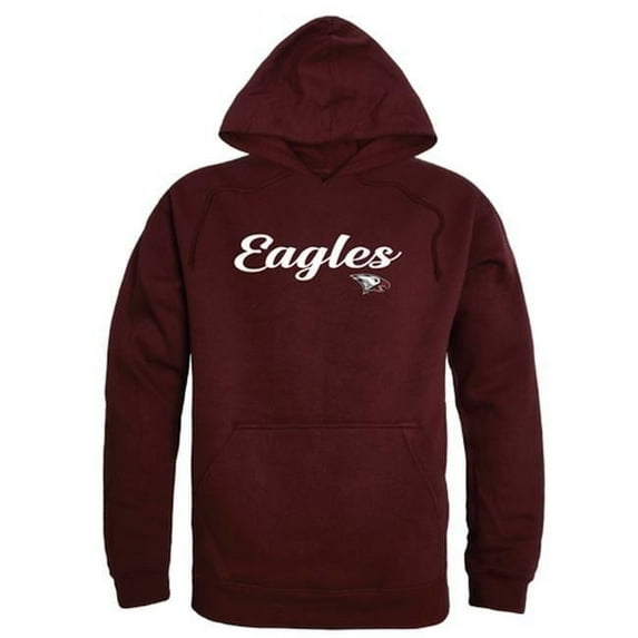 W Republic Products 558-353-MAR-01 North Carolina Central University Script Hoodie, Maroon - Small