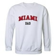 thumbnail image 1 of W Republic Products 562-131-WHT-03 Miami University, OH Dad Crewneck T-Shirt, White - Large, 1 of 1