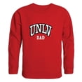 thumbnail image 1 of W Republic Products 562-137-RED-01 University of Nevada, Las Vegas Dad Crewneck T-Shirt, Red - Small, 1 of 1