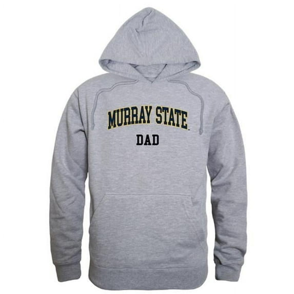 W Republic Products 563-135-HGY-04 Murray State University Dad Hoodie, Heather Grey - Extra Large