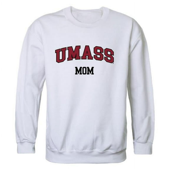 W Republic Products 564-178-WHT-05 UMASS Mom Crewneck T-Shirt, White - 2XL