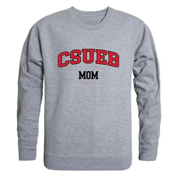 W Republic Products 564-205-HGY-05 California State University, East Bay Mom Crewneck T-Shirt, Heather Grey - 2XL