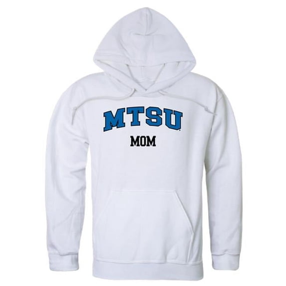 W Republic Products 565-223-WHT-04 Middle Tennessee State University Mom Hoodie, White - Extra Large