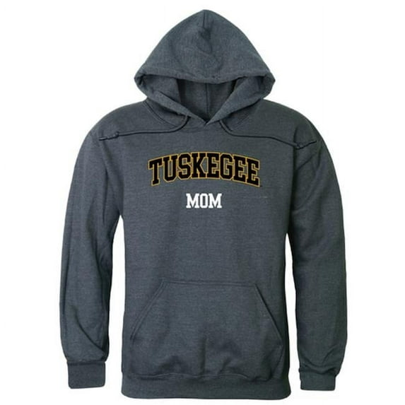 W Republic Products 565-240-HCH-05 Tuskegee University Mom Hoodie, Heather Charcoal - 2XL