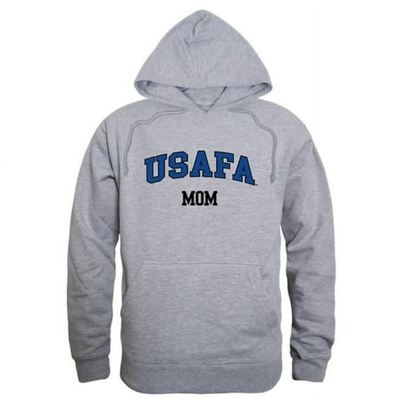 W Republic Products 565-242-HGY-04 USAFA Mom Hoodie, Heather Grey - Extra Large