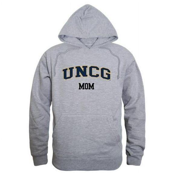 W Republic Products 565-245-HGY-04 University of North Carolina Greensboro Mom Hoodie, Heather Grey - Extra Large