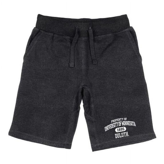 W Republic Products 566-344-HCH-05 University of Minnesota Duluth Property Shorts, Heather Charcoal - 2XL