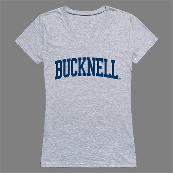 W Republic Products Bucknell Game Day Womens Tee - Heather Grey - Large