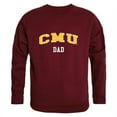 thumbnail image 1 of W Republic Products  Central Michigan University Dad Crewneck T-Shirt, Maroon - Large, 1 of 1