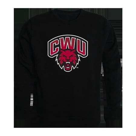 W Republic Products College Crewneck - Central Washington University - Black - Small