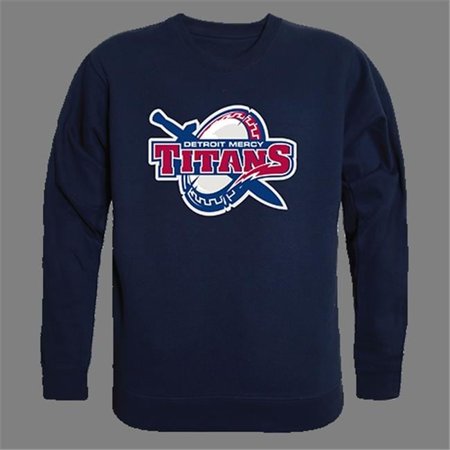W Republic Products College Crewneck - Detroit Mercy - Navy - Extra Large