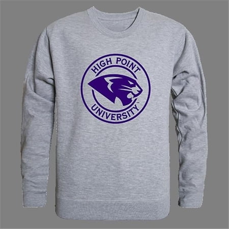 W Republic Products College Crewneck - High Point University - Heather Grey - Large