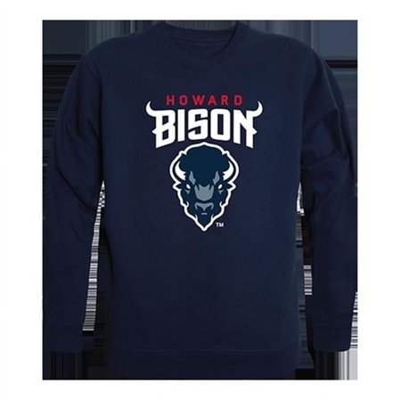 W Republic Products College Crewneck, Howard University, Navy - Small
