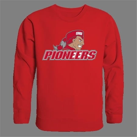 W Republic Products College Crewneck - Sacred Heart - Red - Extra Large