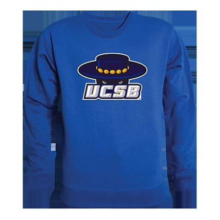 W Republic Products College Crewneck - University of California - Santa Barbara - Royal - Small