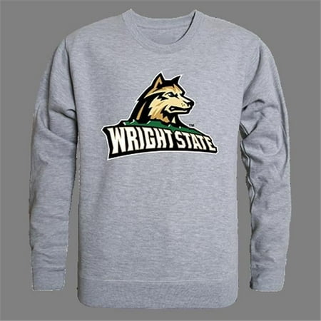 W Republic Products College Crewneck - Wright State - Heather Grey - Medium