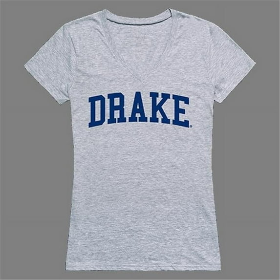 W Republic Products Drake Game Day Womens Tee - Heather Grey - Medium