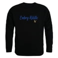 thumbnail image 1 of W Republic Products  Embry-Riddle Aeronautical University Script Crewneck T-Shirt, Black - Medium, 1 of 1