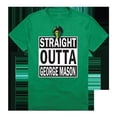 thumbnail image 1 of W Republic Products 511-221-G77-04 George Mason University Straight Outta College Tee, Kelly - Extra Large, 1 of 1