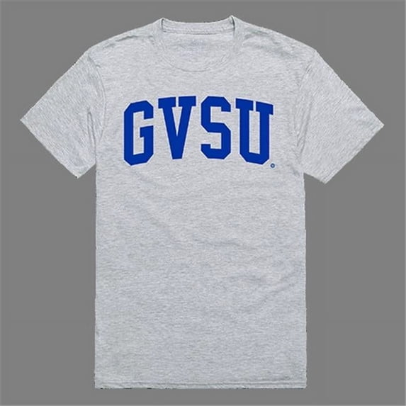 W Republic Products Grand Valley State Game Day Tee, Heather Grey - Large