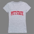 thumbnail image 1 of W Republic Products  Pittsburg State University Game Day Womens Tee - Heather Grey - Extra Large, 1 of 1