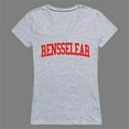 thumbnail image 1 of W Republic Products  Rensselaer Polytechnic Institute Game Day Womens Tee - Heather Grey - Medium, 1 of 1