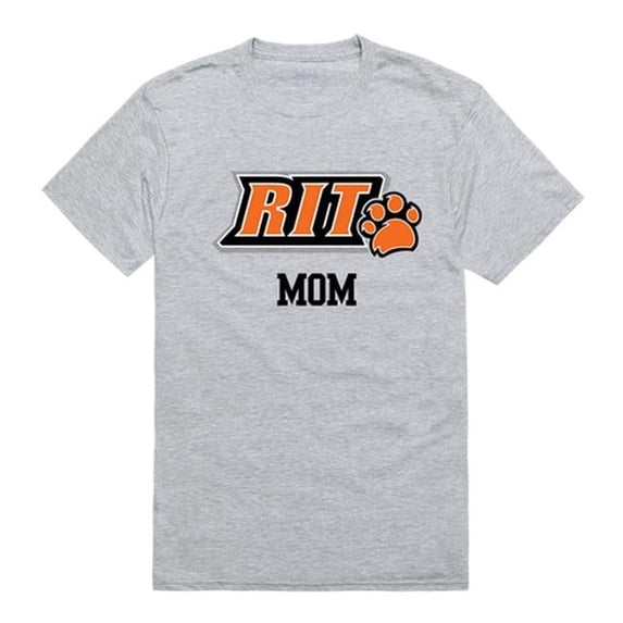 W Republic Products Rochester Institute of Technology College Mom T-Shirt, Heather Grey - Extra Large