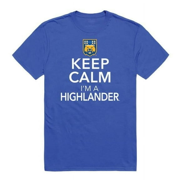 W Republic Products 523-111-RYL-01 University of California, Riverside Keep Calm T-Shirt, Royal Blue - Small