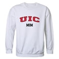 thumbnail image 1 of W Republic Products 564-180-WHT-01 University of Illinois Chicago Mom Crewneck T-Shirt, White - Small, 1 of 1