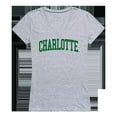 thumbnail image 1 of W Republic Products  University of North Carolina Charlotte Game Day Womens Tee - Heather Grey - Medium, 1 of 1