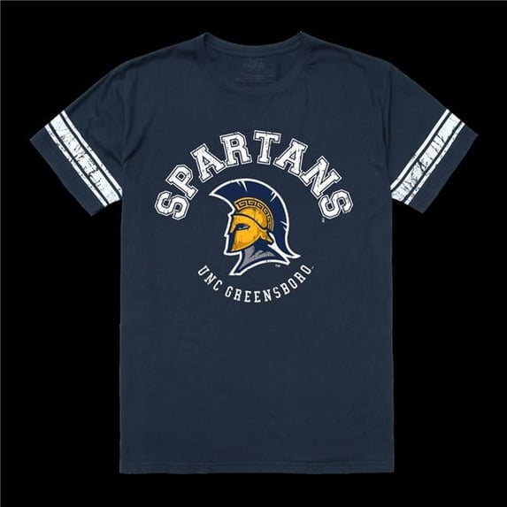 W Republic Products University of North Carolina at Greensboro Mens Football Tee - Navy - Large