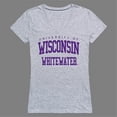 thumbnail image 1 of W Republic Products  University of Wisconsin Whitewater Game Day Womens Tee - Heather Grey - Extra Large, 1 of 1